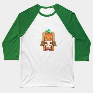 Persona 5 -Futaba Sakura Destinyland chibi Baseball T-Shirt